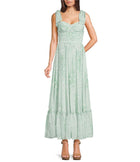 Darlin Floral Sweetheart Maxi Dress