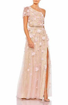 Margot One-Shoulder Chiffon Gown