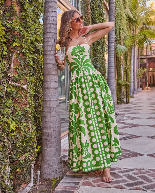 Arabella Tropical Floral Maxi Dress