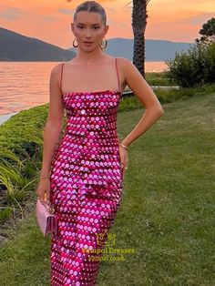 Vivienne Sequin Backless Dress