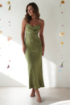Everleigh Satin Midi Dress