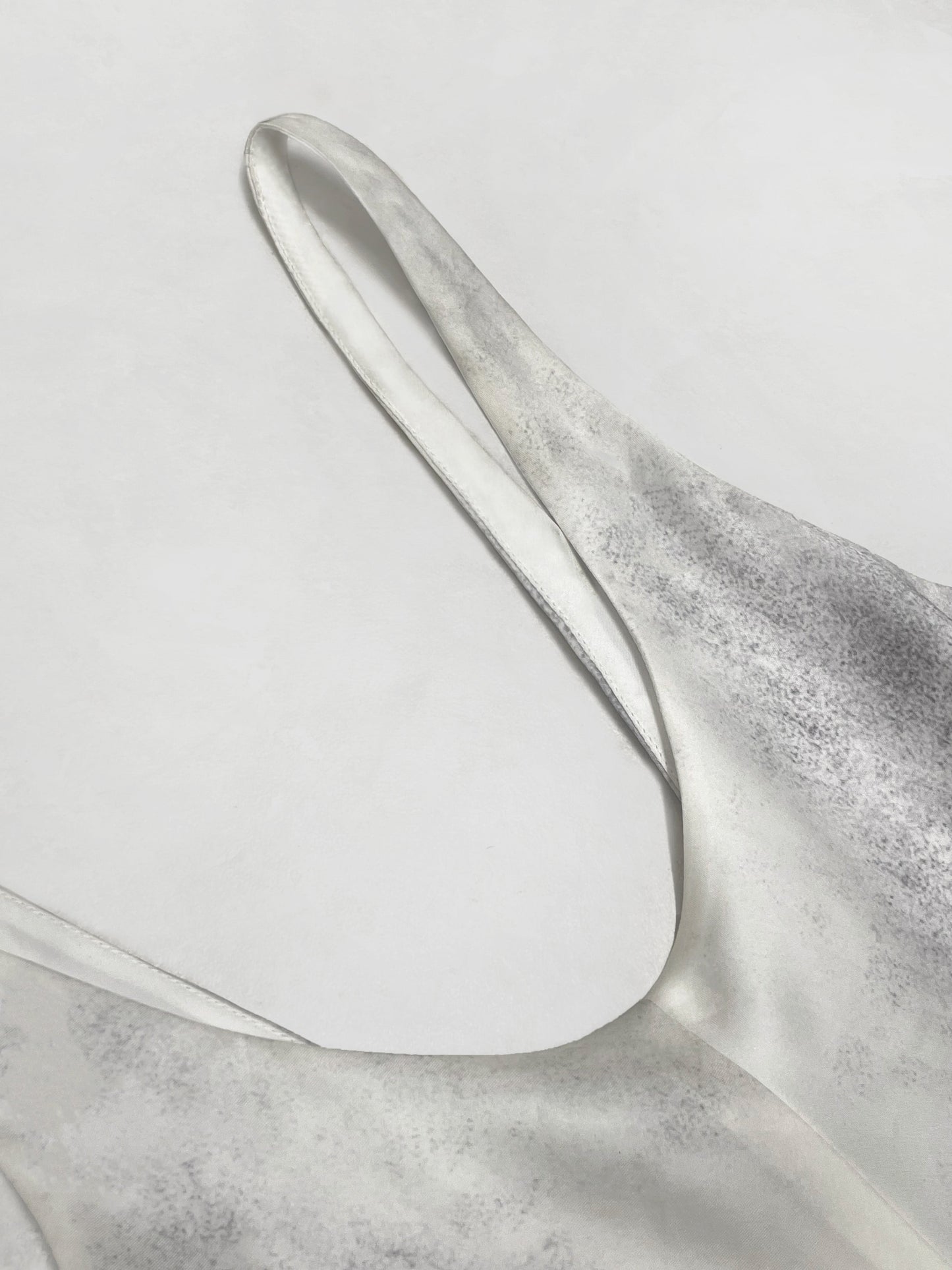ASH WHITE Margot Silk Bias Slip Dress