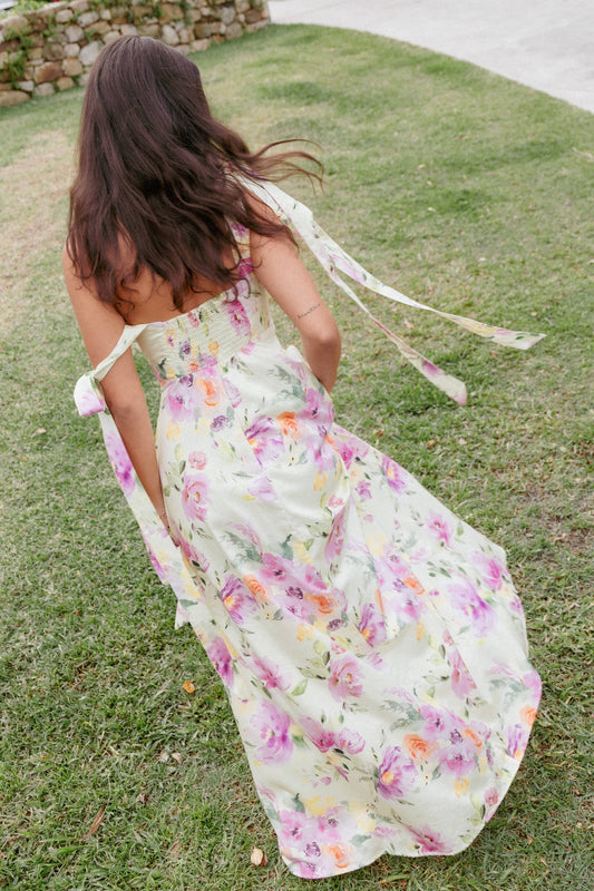 Yellow Petunia Ellody Maxi Dress in Yellow Petunia