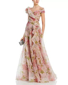 Arabella Organza Rosette Gown