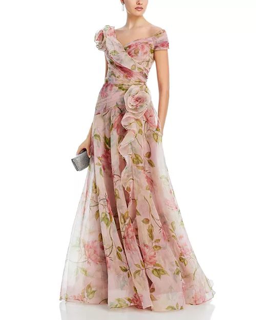 Arabella Organza Rosette Gown