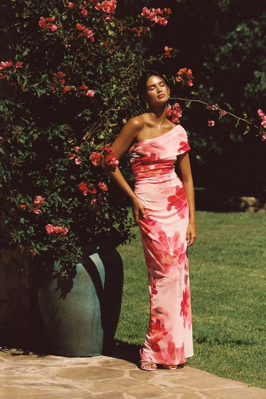 Caroline Mesh Maxi Dress