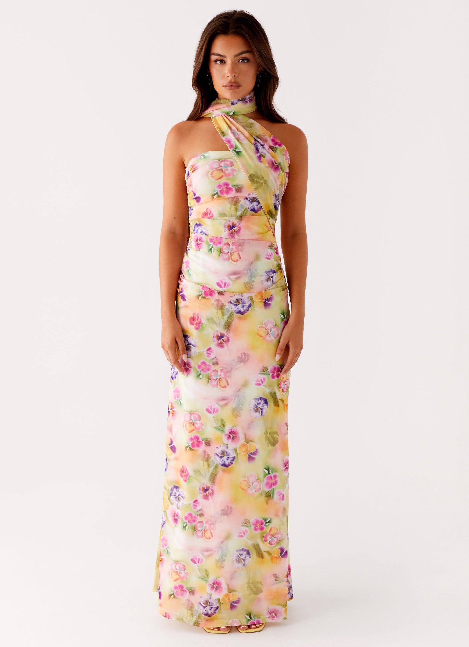 Sunburst Floral Songbird Floral Maxi Dress