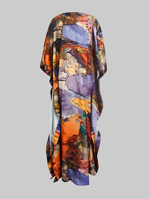 Neck Maxi Dresses Isadora Gauze Maxi Dress