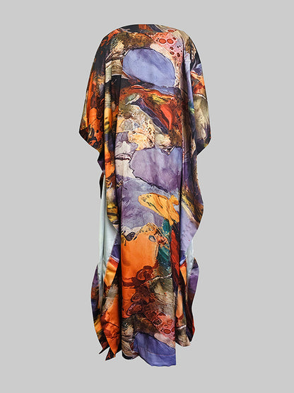 Neck Maxi Dresses Isadora Gauze Maxi Dress