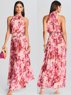 Dahlia Floral Smocked Maxi Dress