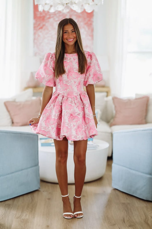 Remember Me Mini Dress - Pink - Medium