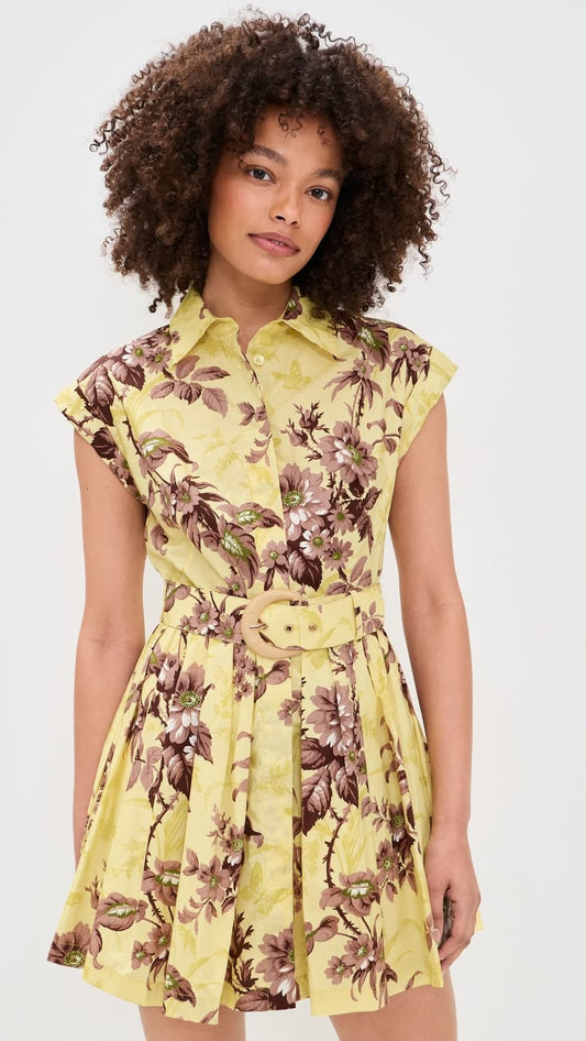 Octavia Mini Dress in Luxe Crepe
