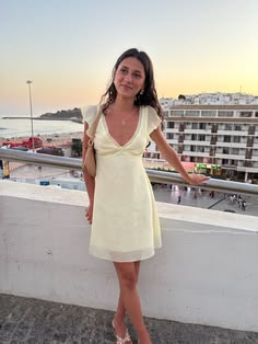Yellow Mini Dress | European Summer Outfit 💛✨