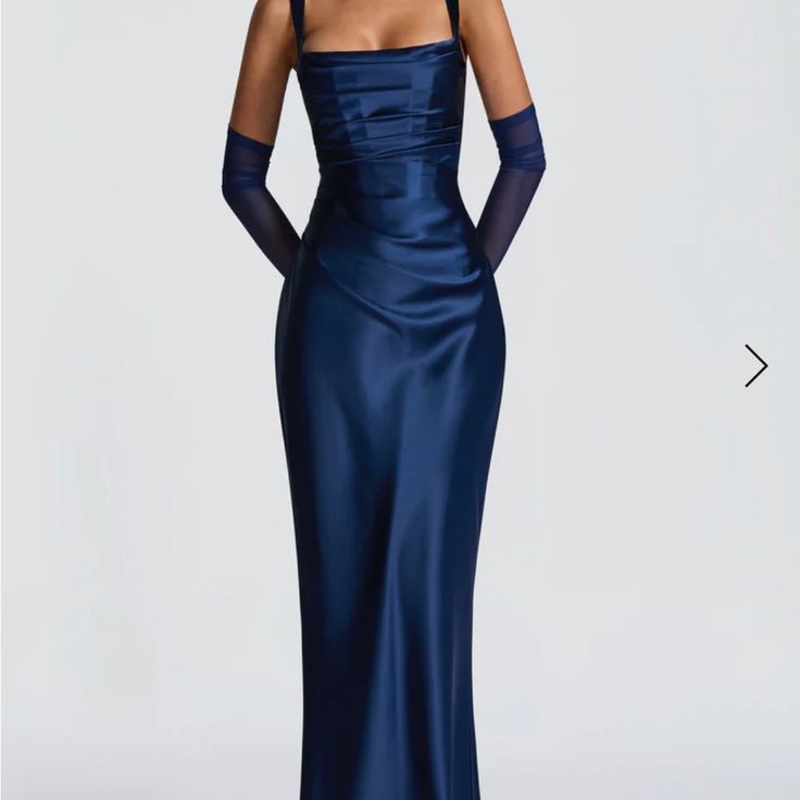 Vivienne Satin Evening Gown