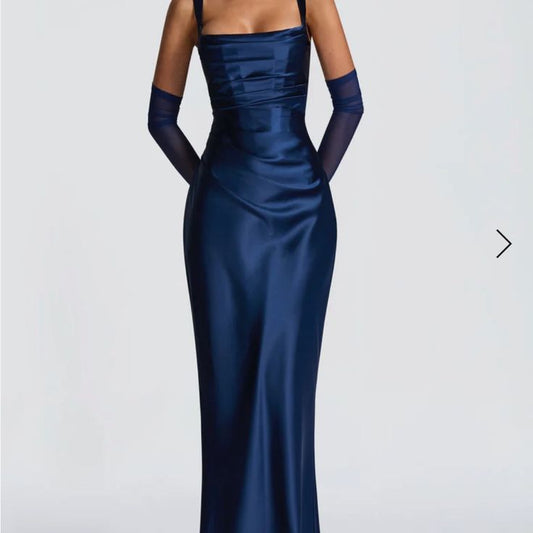 Vivienne Satin Evening Gown