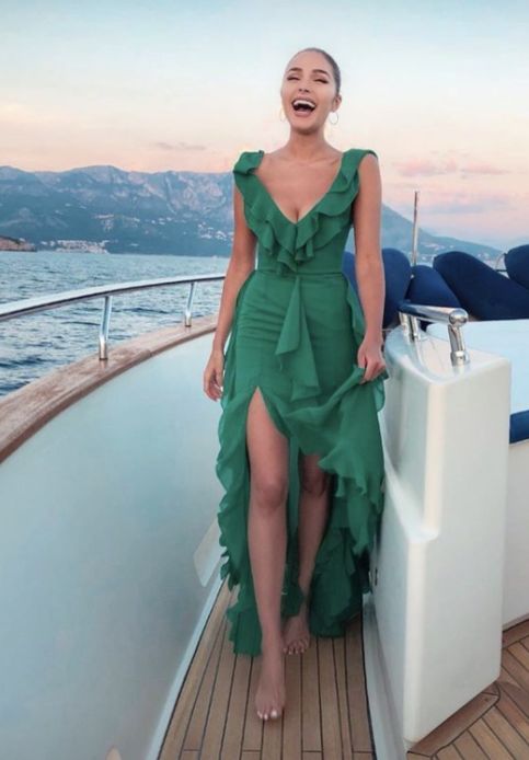 Vivienne Chiffon Evening Dress