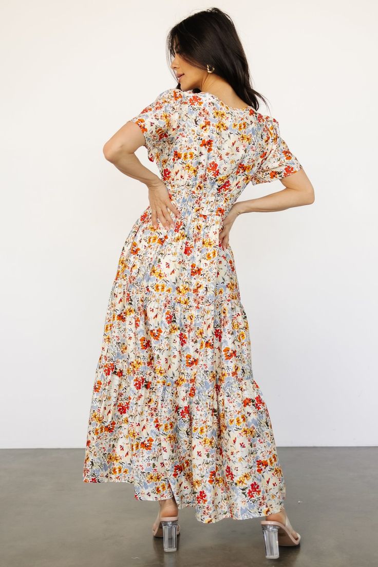 Claudia Maxi Dress — Multi Floral | Baltic Born