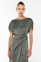 Venus Silk Charmeuse Midi Dress