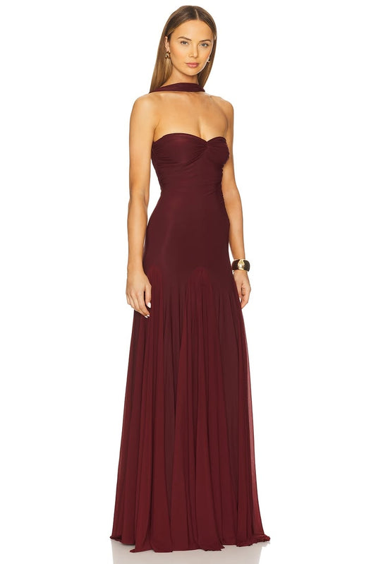 Berta Silk Charmeuse Dress