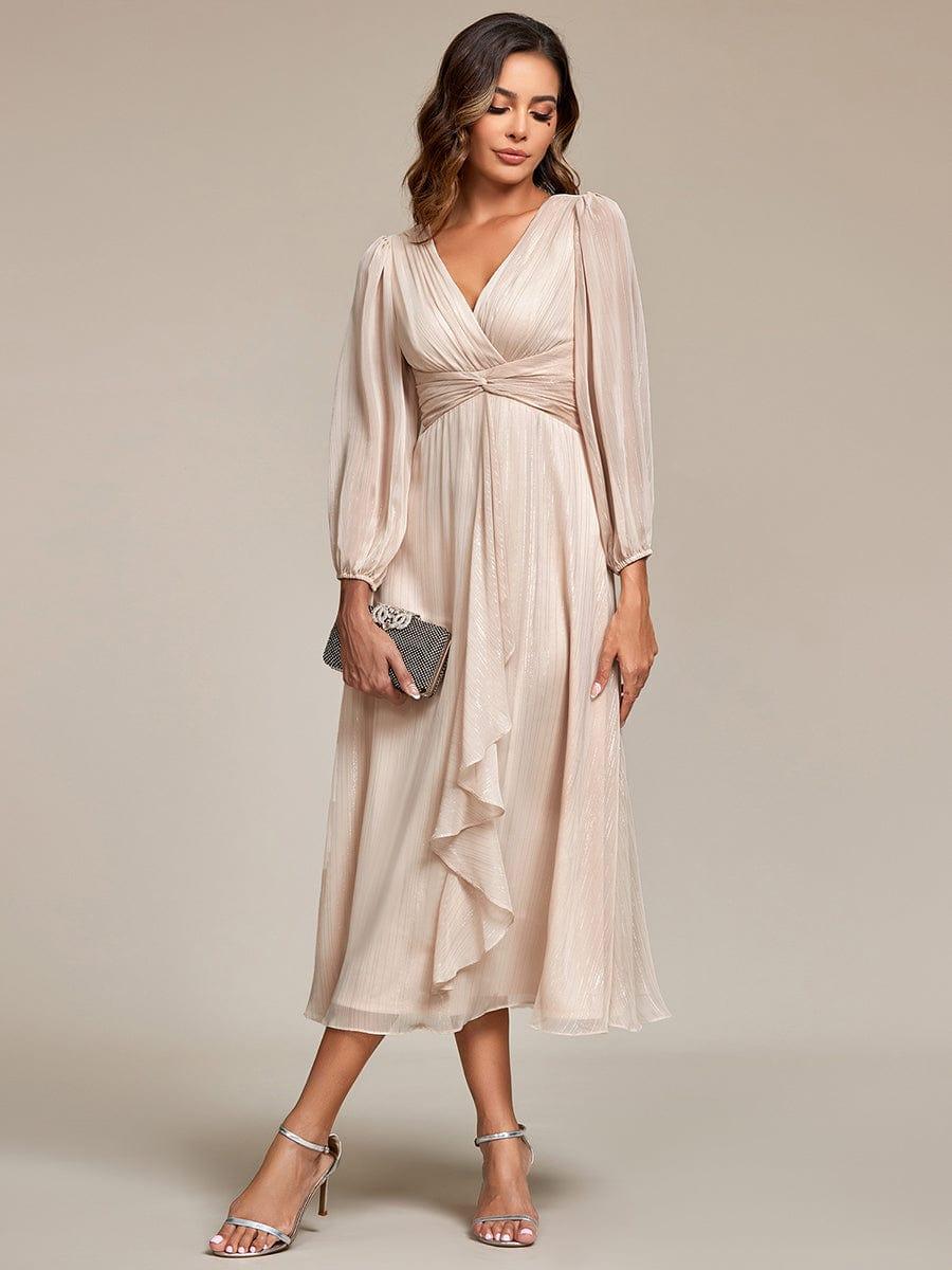 Black Ember Twist Knot Evening Dress
