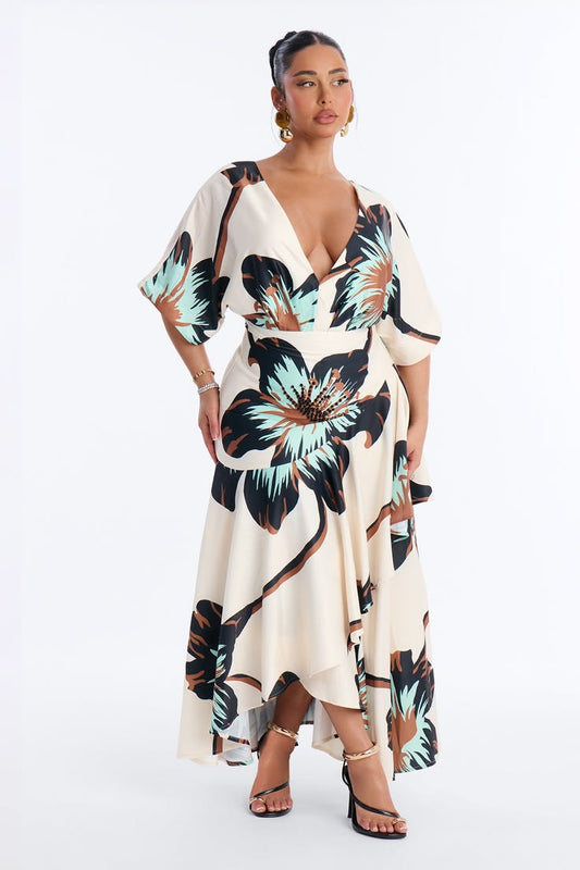 Marlene Satin Maxi Dress