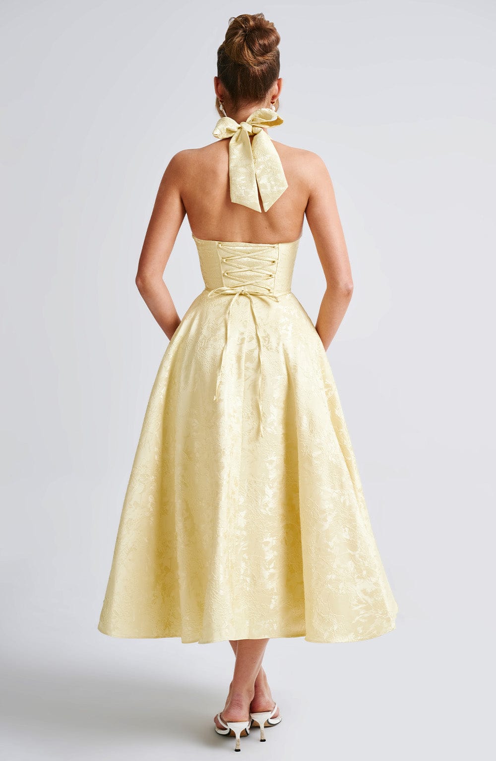 Lemon Effie Lemon Midi Dress