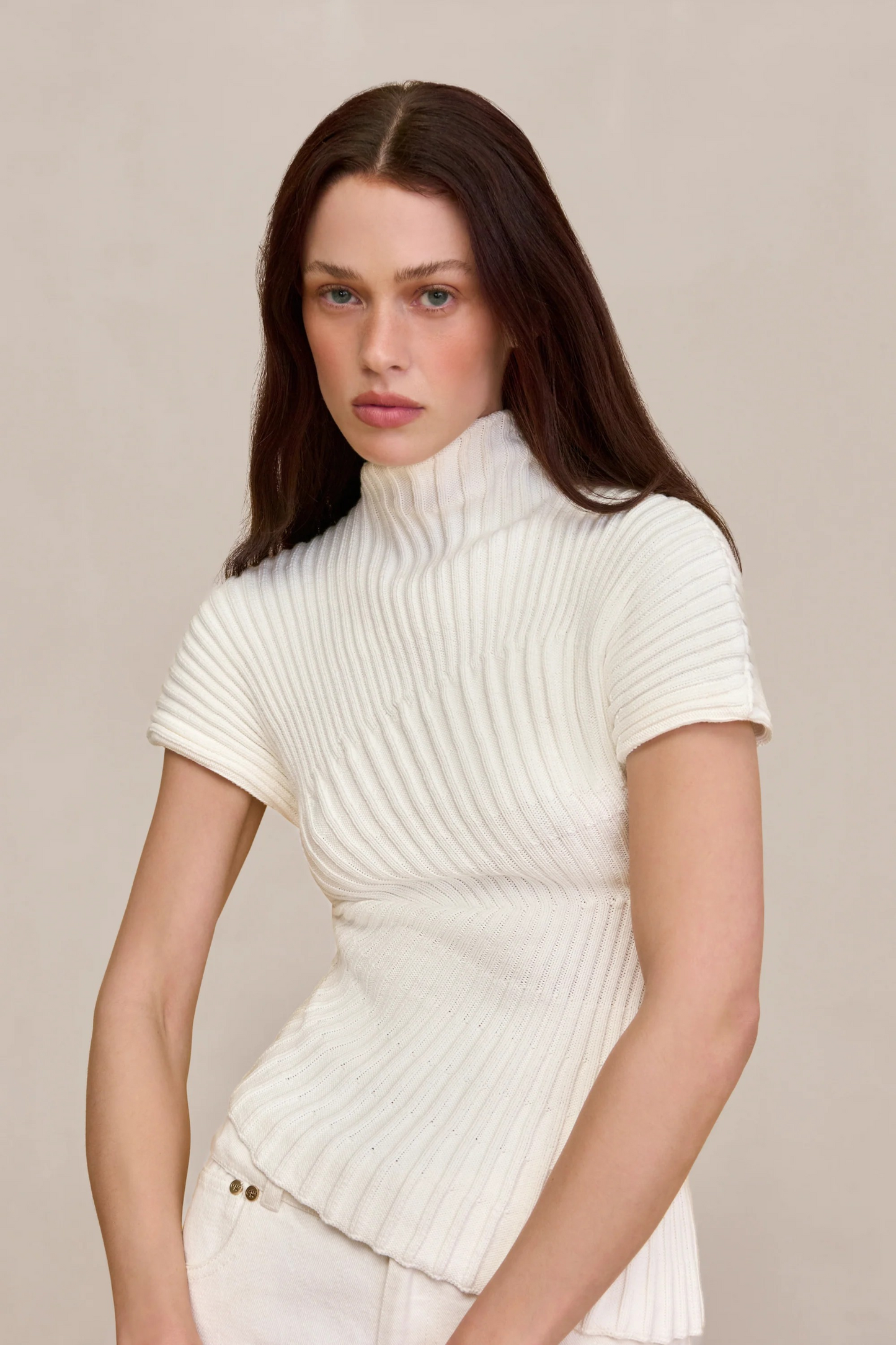 Cult Gaia ANNEMIE knit top