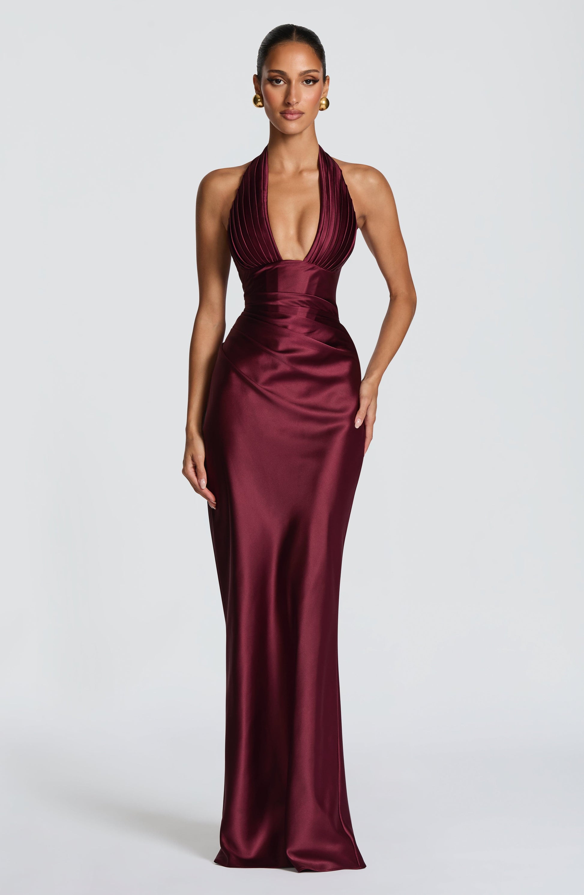 Cherry Lacquer Elowen Cherry Lacquer Maxi Dress