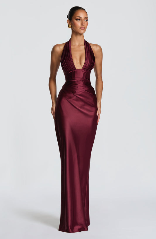Cherry Lacquer Elowen Cherry Lacquer Maxi Dress