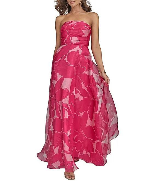 Cecilia Organza Floral Gown