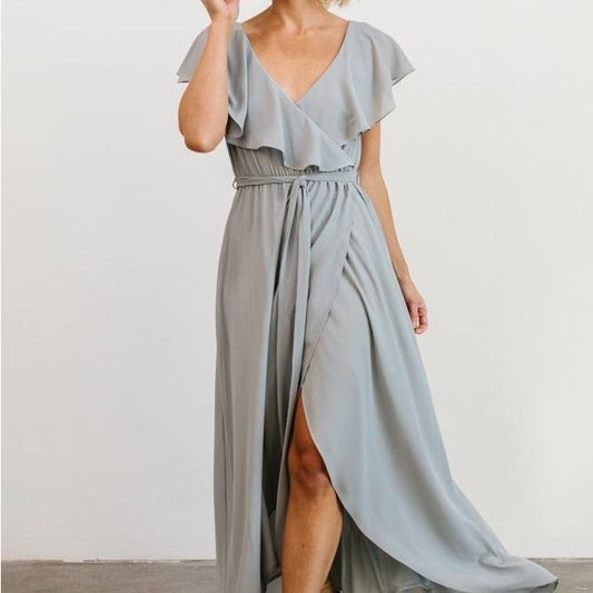 Katya Light Blue Midi Dress