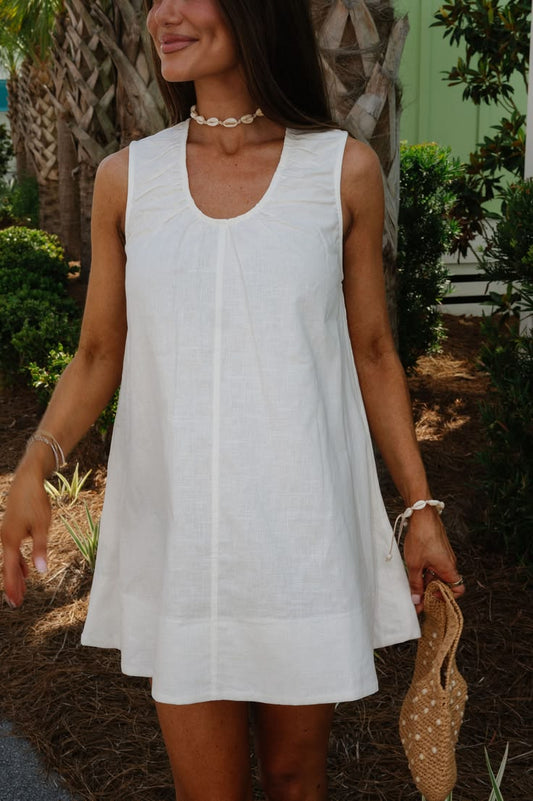 Stevie Dress-White - L