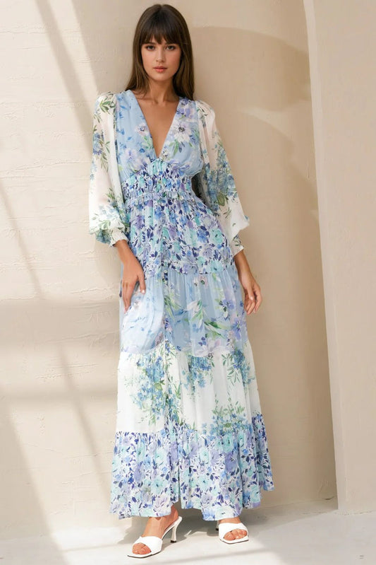Frida Maxi | Effortlessly chic in this most-wanted spring floral dress - The Frida Maxi