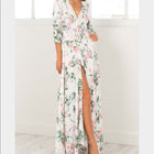 Valentina Silver Maxi Dress