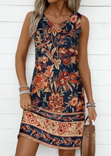 Margot Floral Print Dress