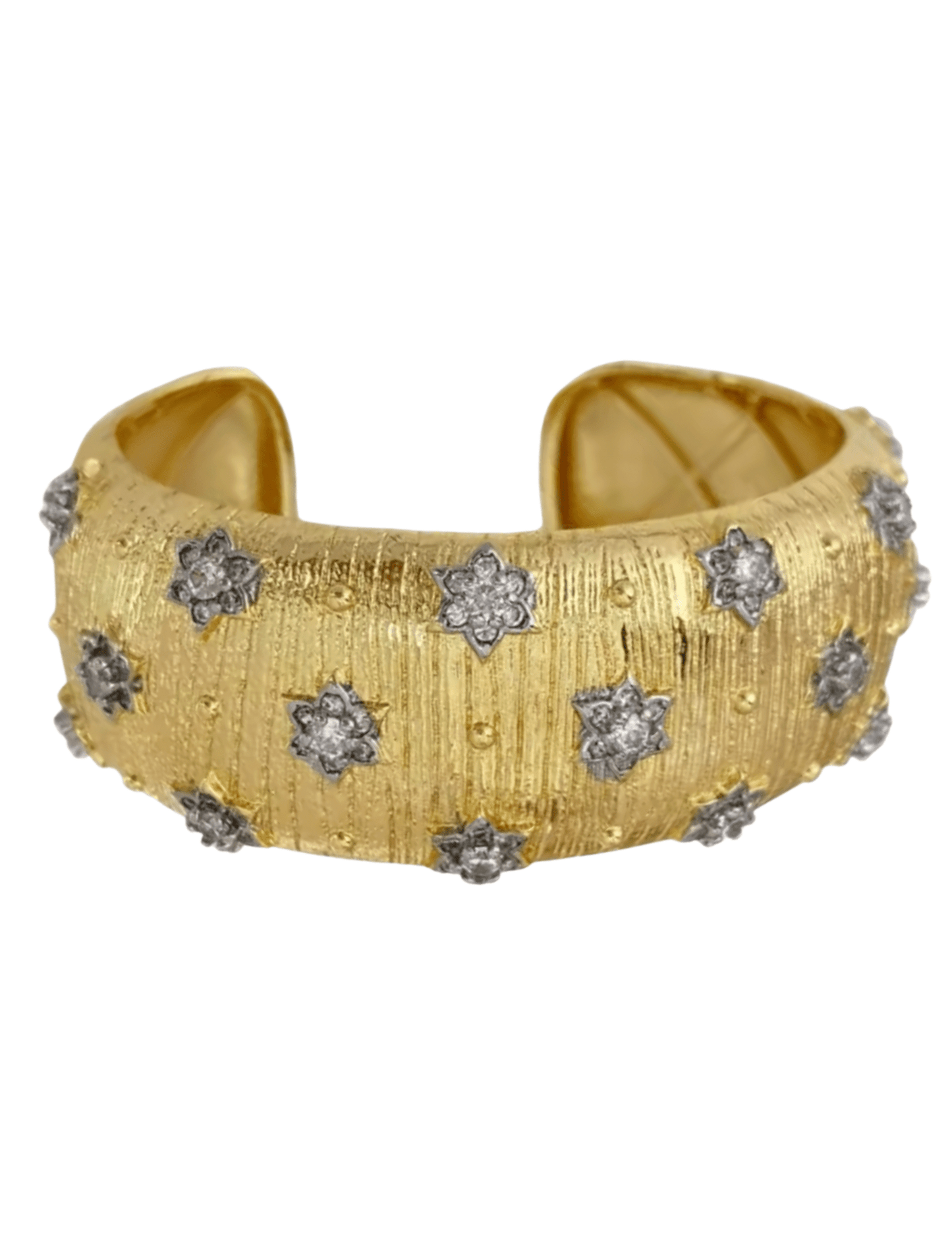 Fleur de Camélia Kima Textured Bangle in Gold St. Barths Darla Tie Front Midi Dress In Blue Amalfi Lemon - S / Blue Amalfi Lemon