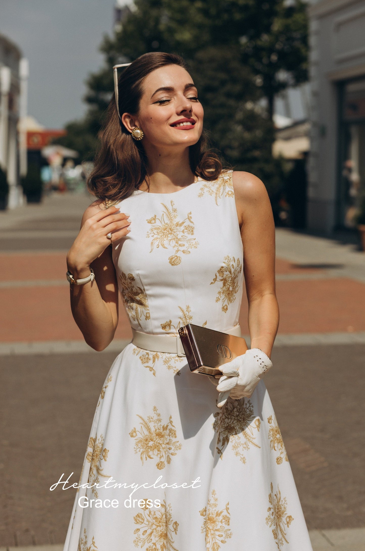Grace Silk Charmeuse Midi Dress