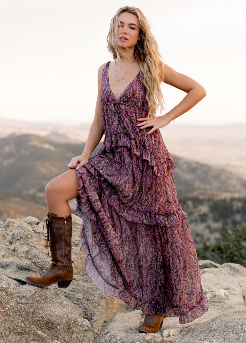 Multi Paisley Hadleigh Paisley Print Dress