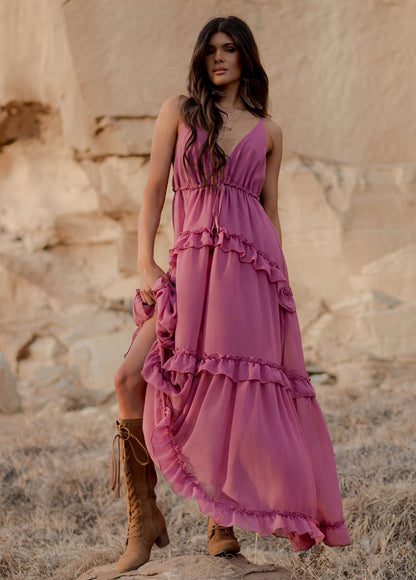 Orchid Hadleigh Paisley Print Dress