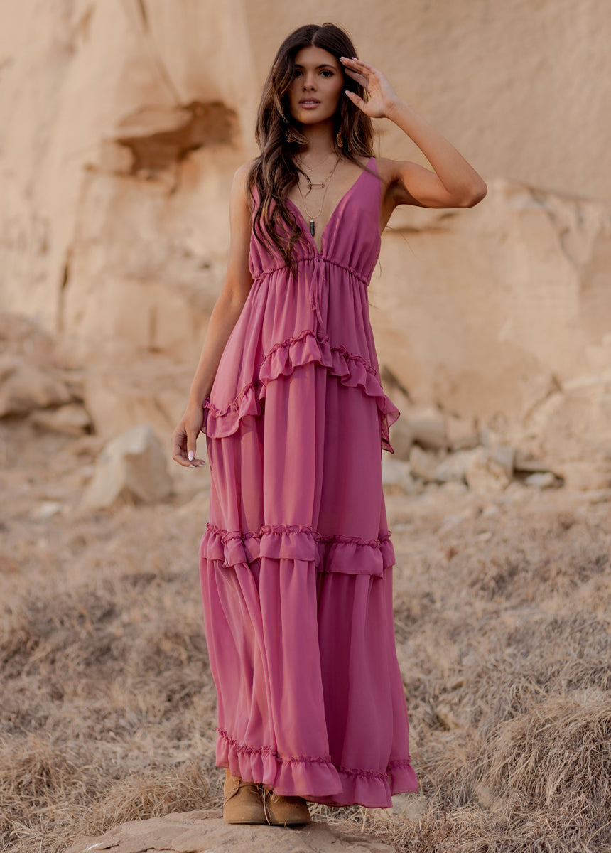 Orchid Hadleigh Paisley Print Dress