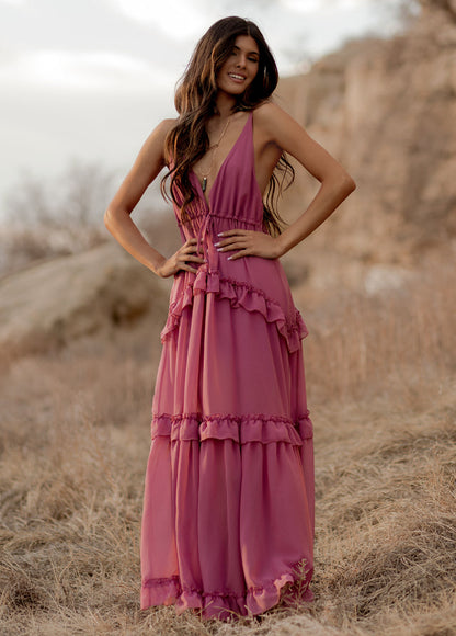 Orchid Hadleigh Paisley Print Dress