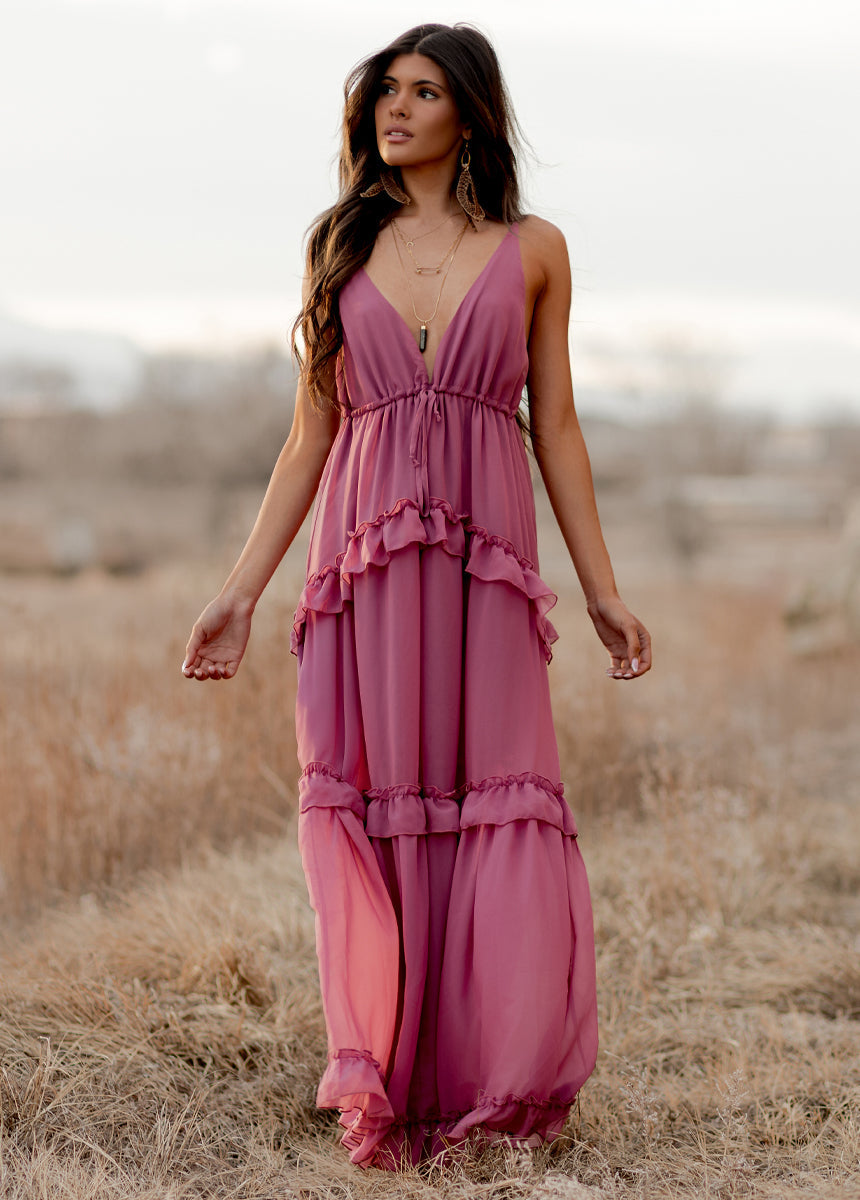 Orchid Hadleigh Paisley Print Dress