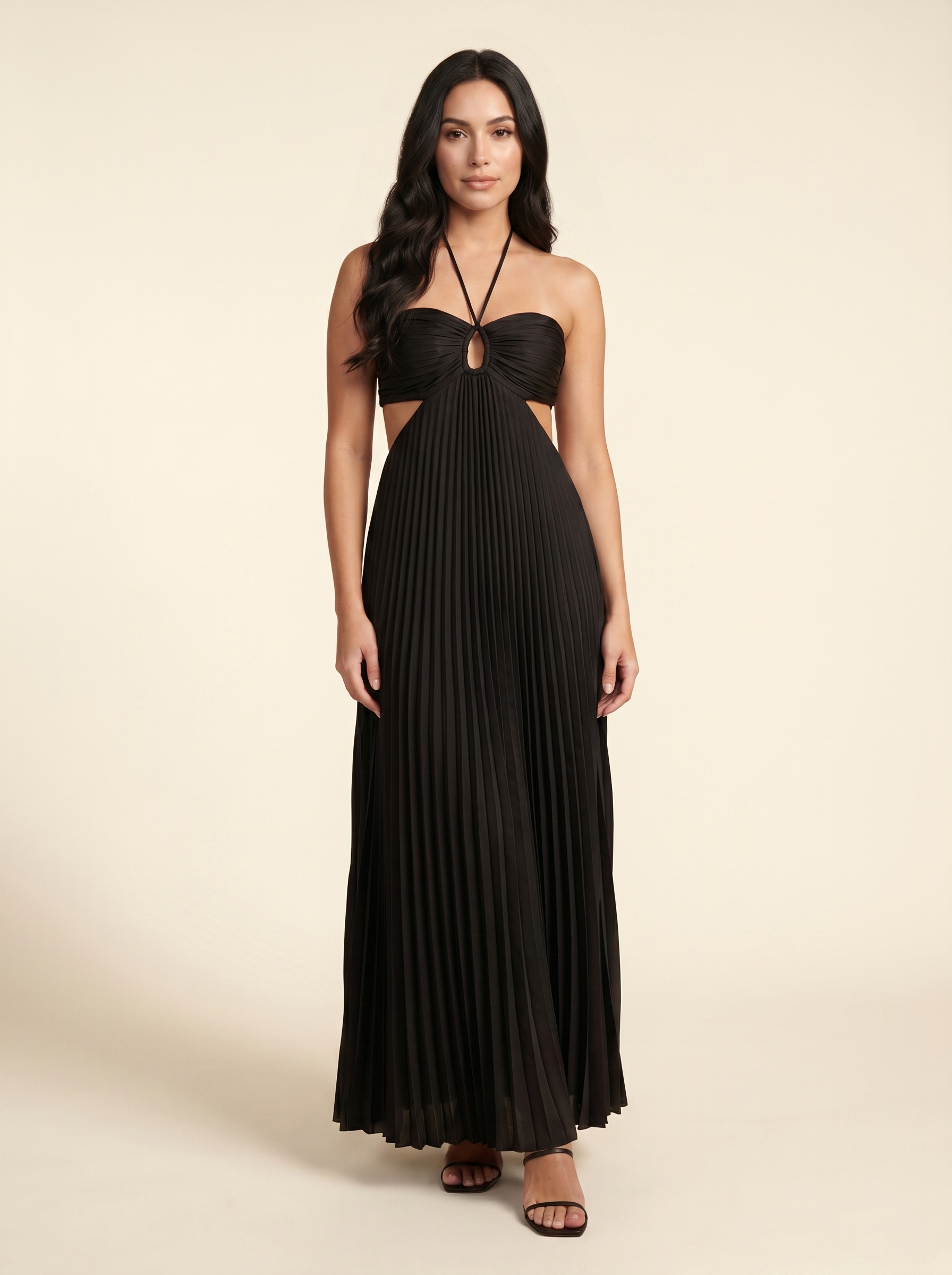 Sienna Maxi Midnight Noir front