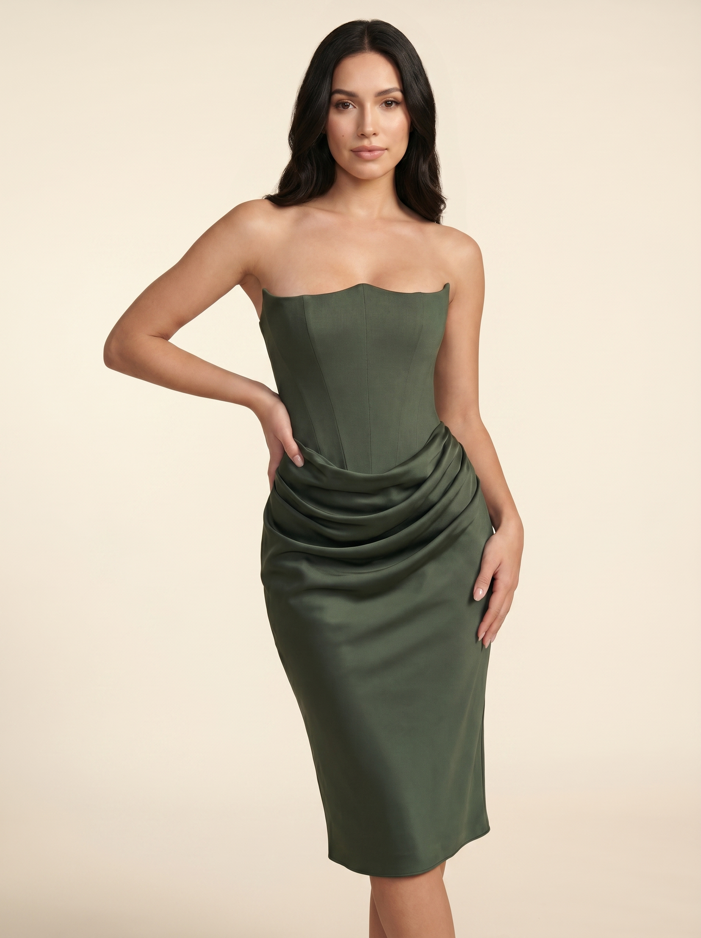 Rosalind Maxi Forest Green 4