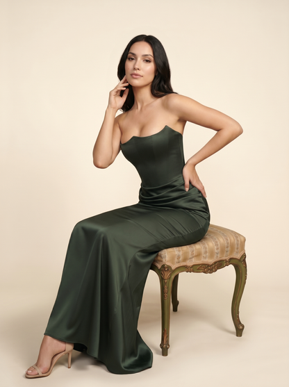 Rosalind Maxi Forest Green 7