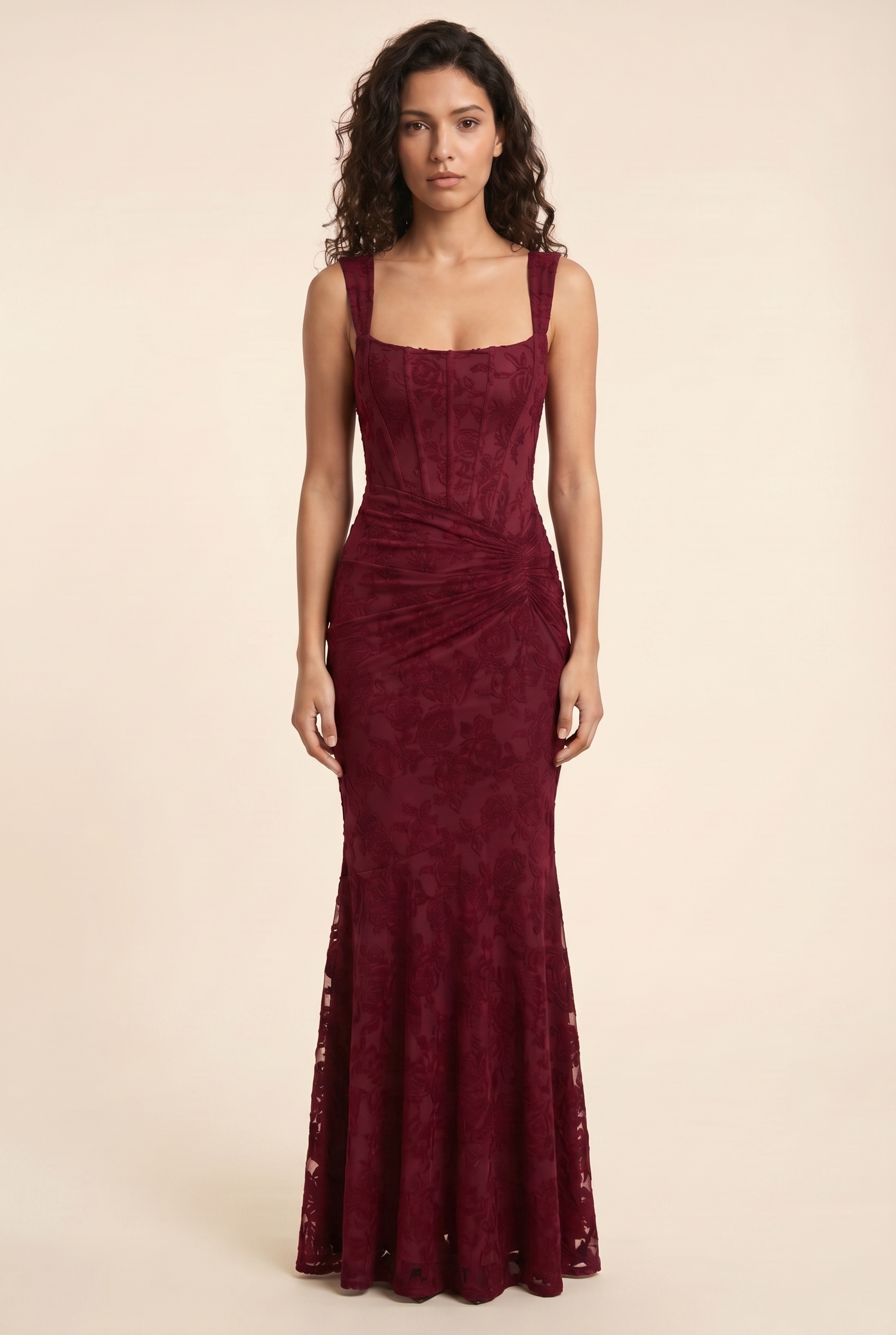 Carol Maxi Red front