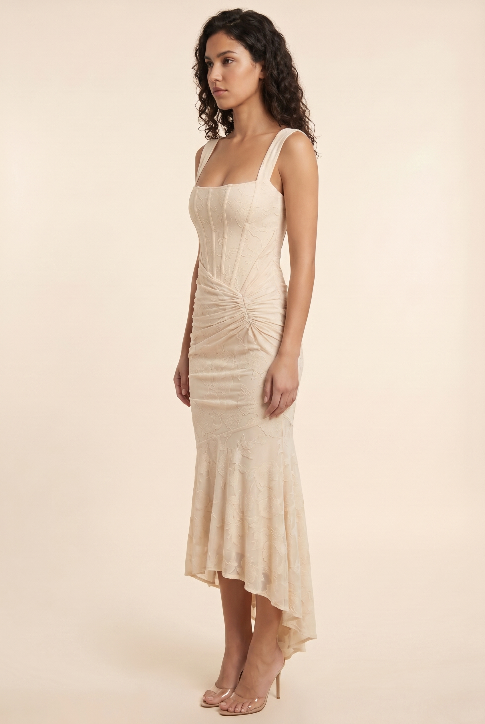 Carol Maxi Beige side