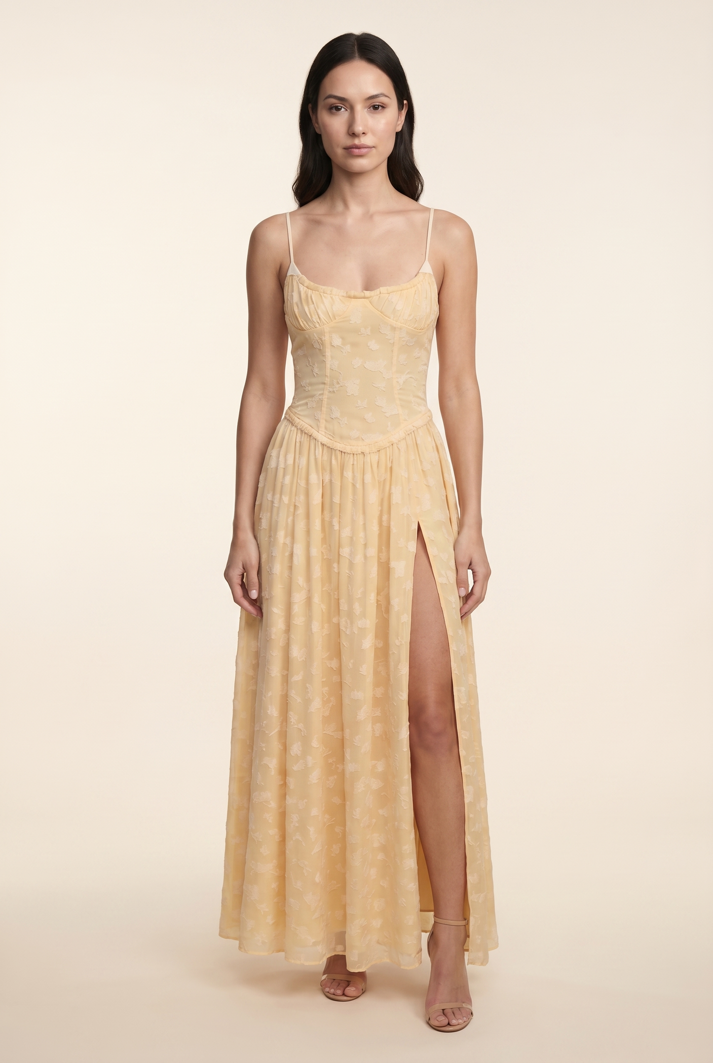 lpa estelle maxi dress LPA Estelle Maxi Dress Brown by LPA