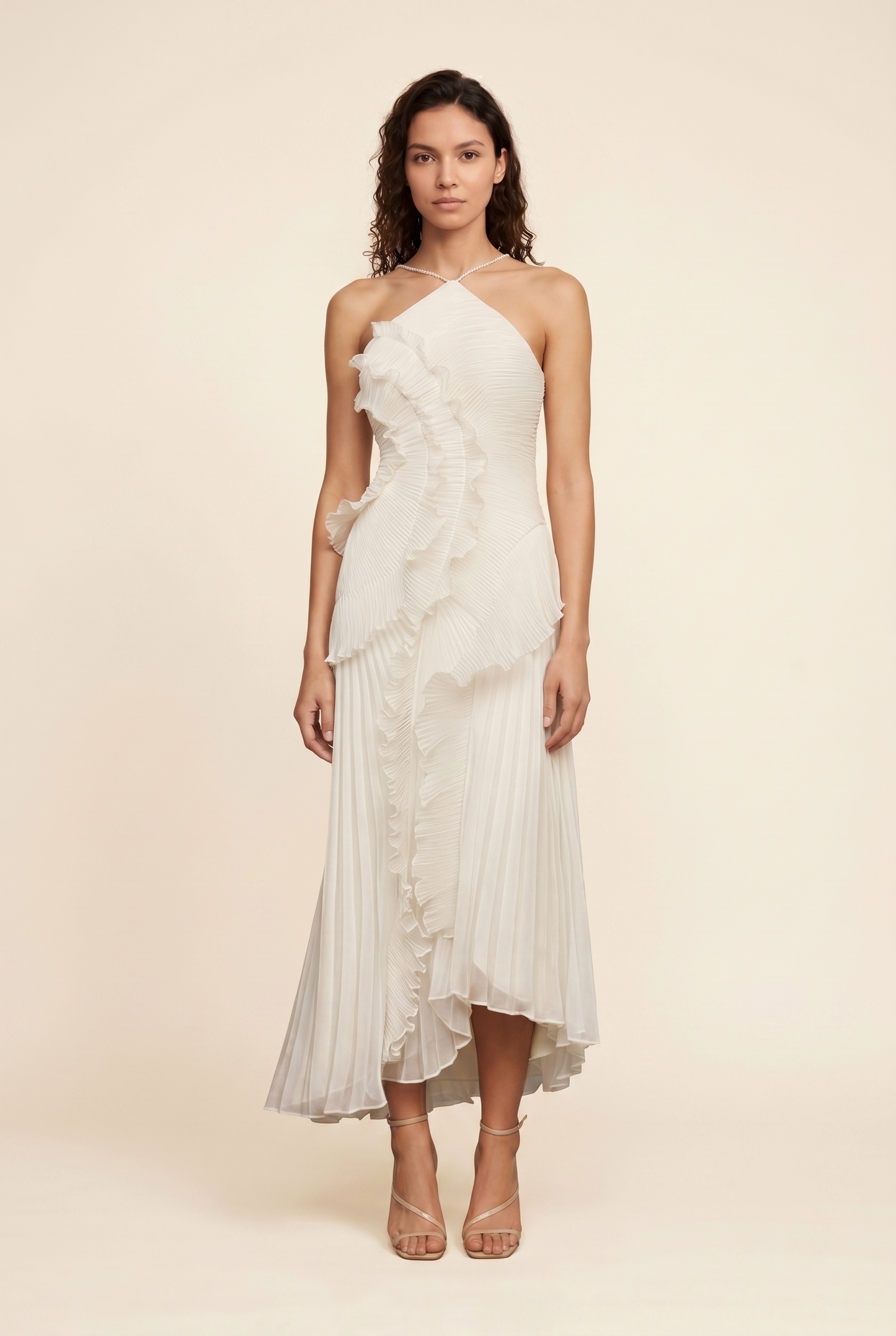 AURELIA MAXI DRESS White front