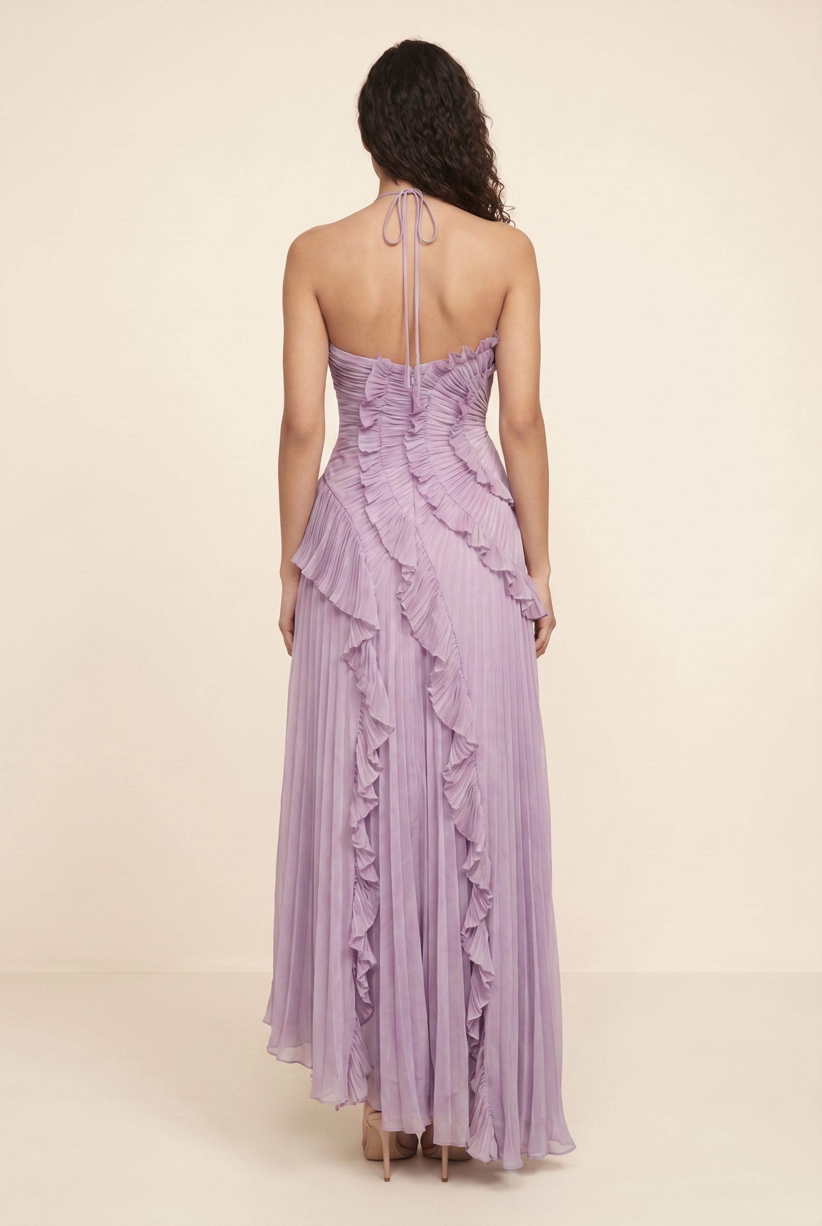 AURELIA MAXI DRESS Purple back